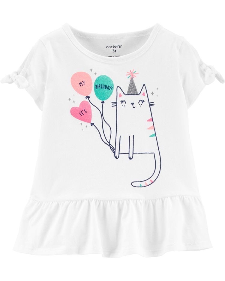 Áo cotton Carter / Oshkosh nhiều hình BG 2 - 6y