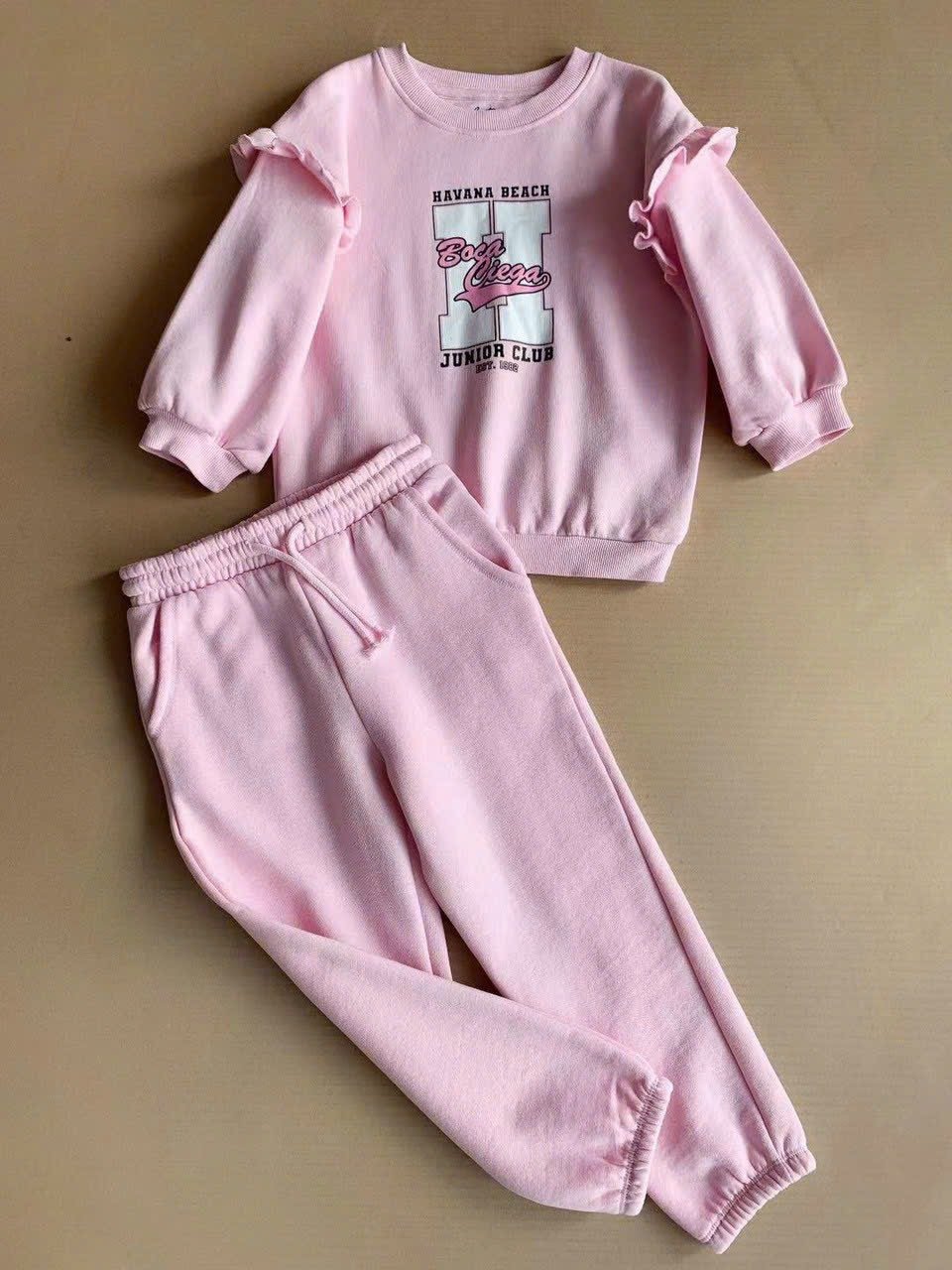 Bộ nỉ Castro dòng Nhí nhiều hình Bé Gái size 12m - 4y