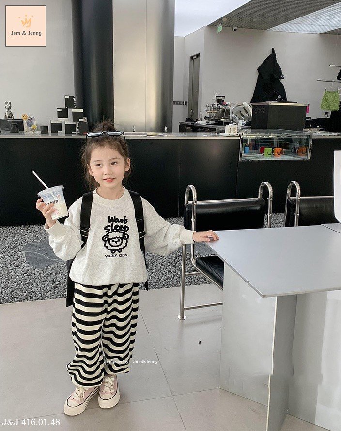 Bộ da cá Jam&Jenny hình cừu Want Sleep 2 màu size 2 - 12y