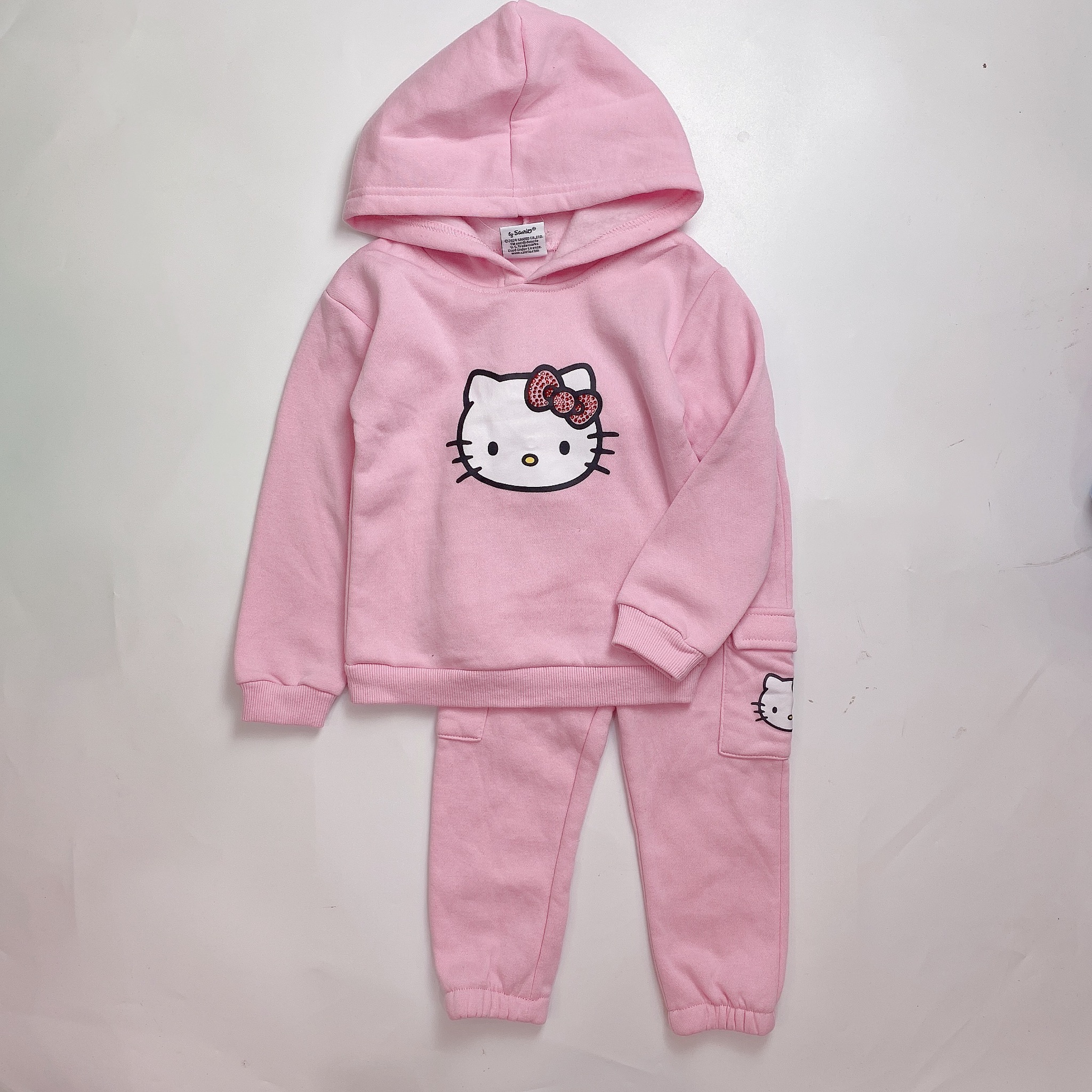 Bộ nỉ Hello Kitty dư xịn nhiều màu bé gái size 1-12y