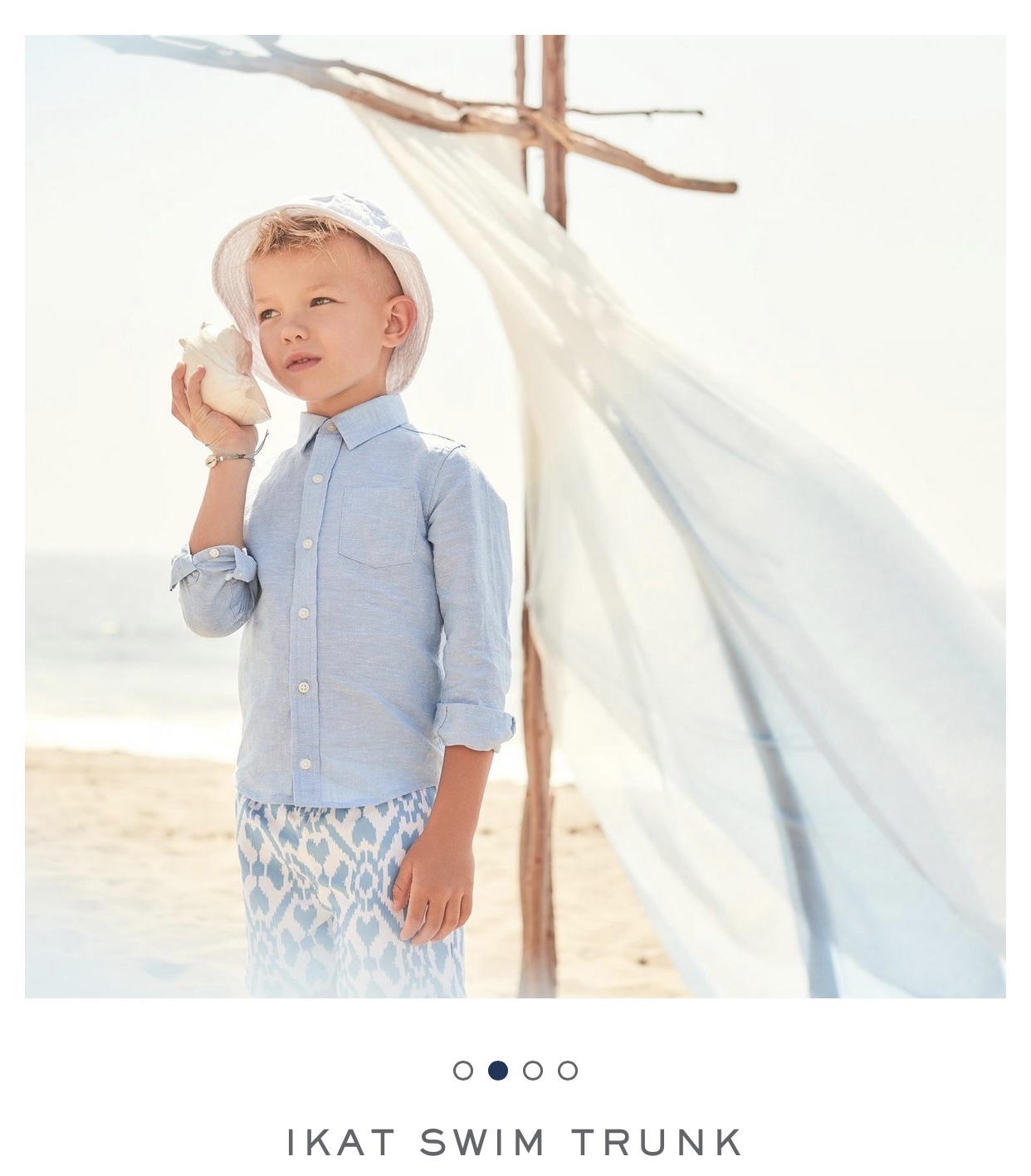 Quần đi biển Janie & Jack hoạ tiết Ikat