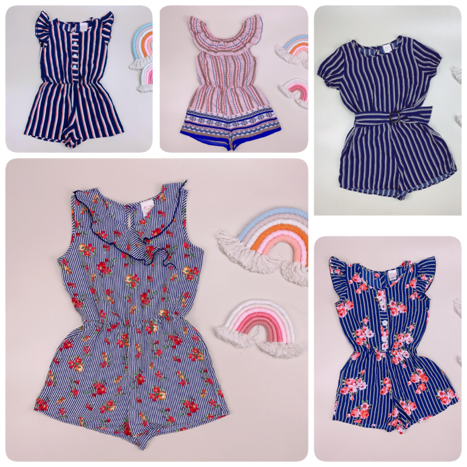 Jumpsuit Heartandarrow voan cát nhiều hoạ tiết BG