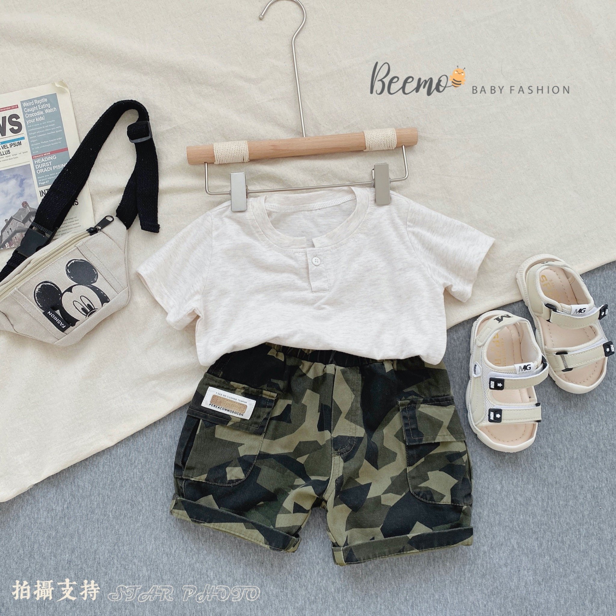 Quần short Beemo zan zi 2 màu BT
