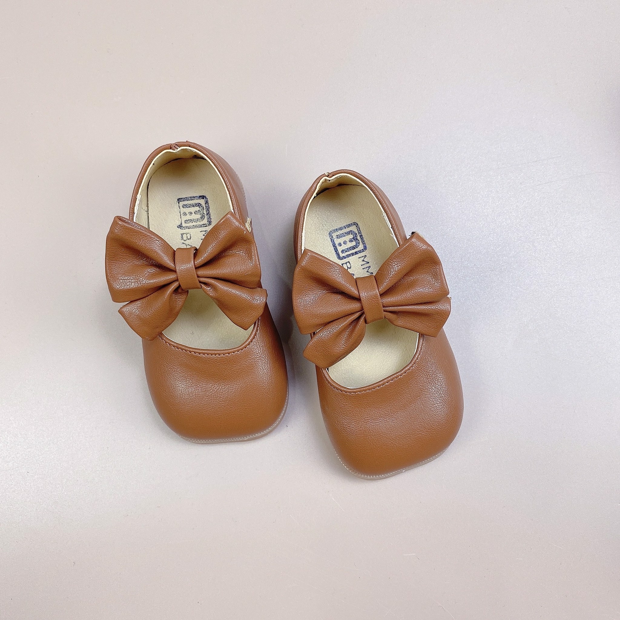 V299 - Giày MG Baby quai đính nơ 3 màu BG