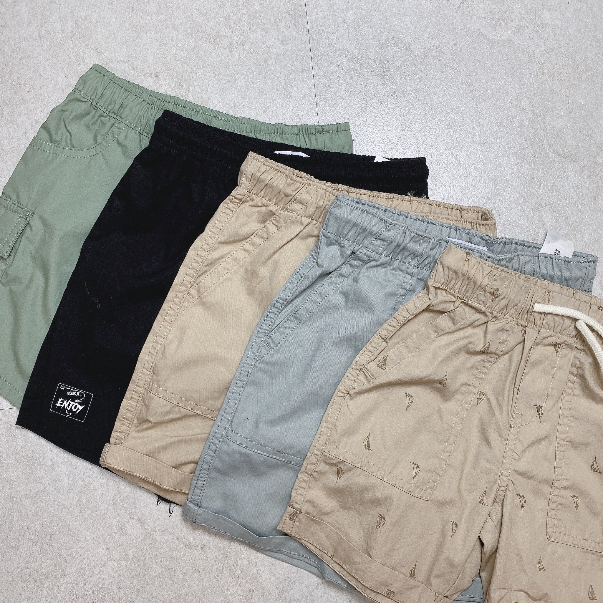 Quần short kaki GGJJ 5 màu cho Bé Trai size 2 - 8y