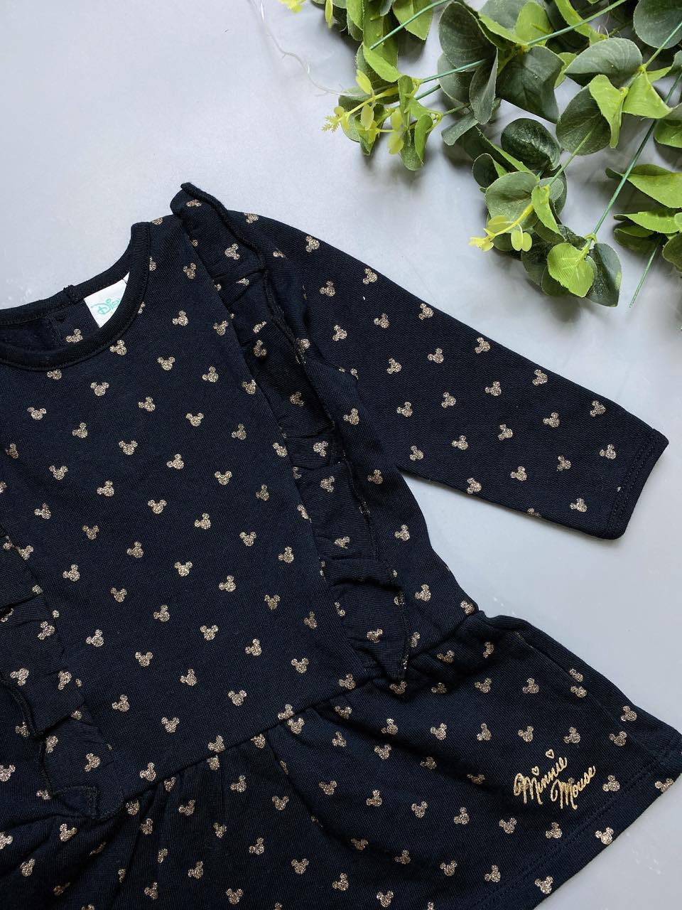 TD20 - Váy nỉ Disney Minnie màu đen