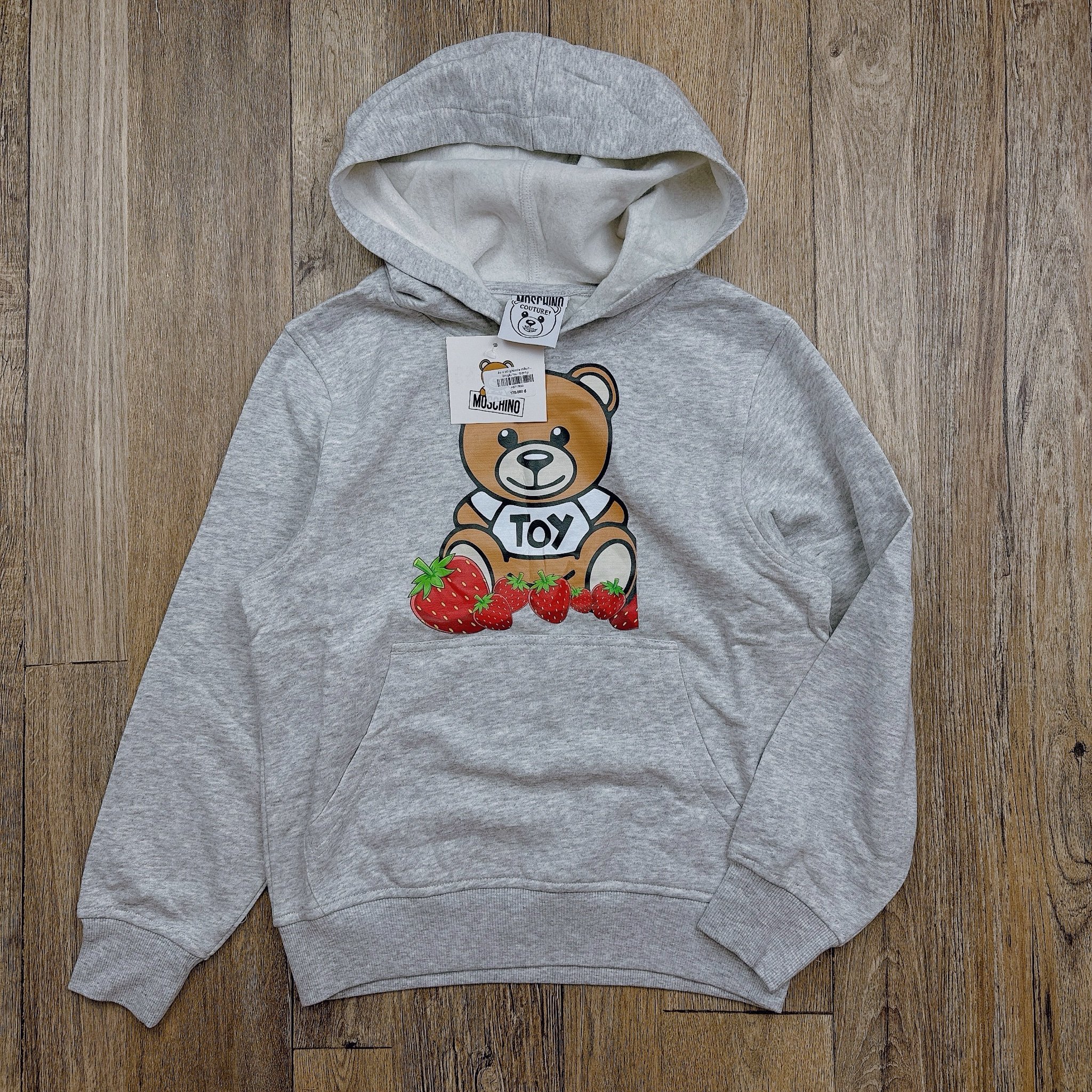 Áo nỉ bông hoodie nhiều hãng New E.ra / M.oschino / P.uma / NB size S - XL ( 6 -14y )