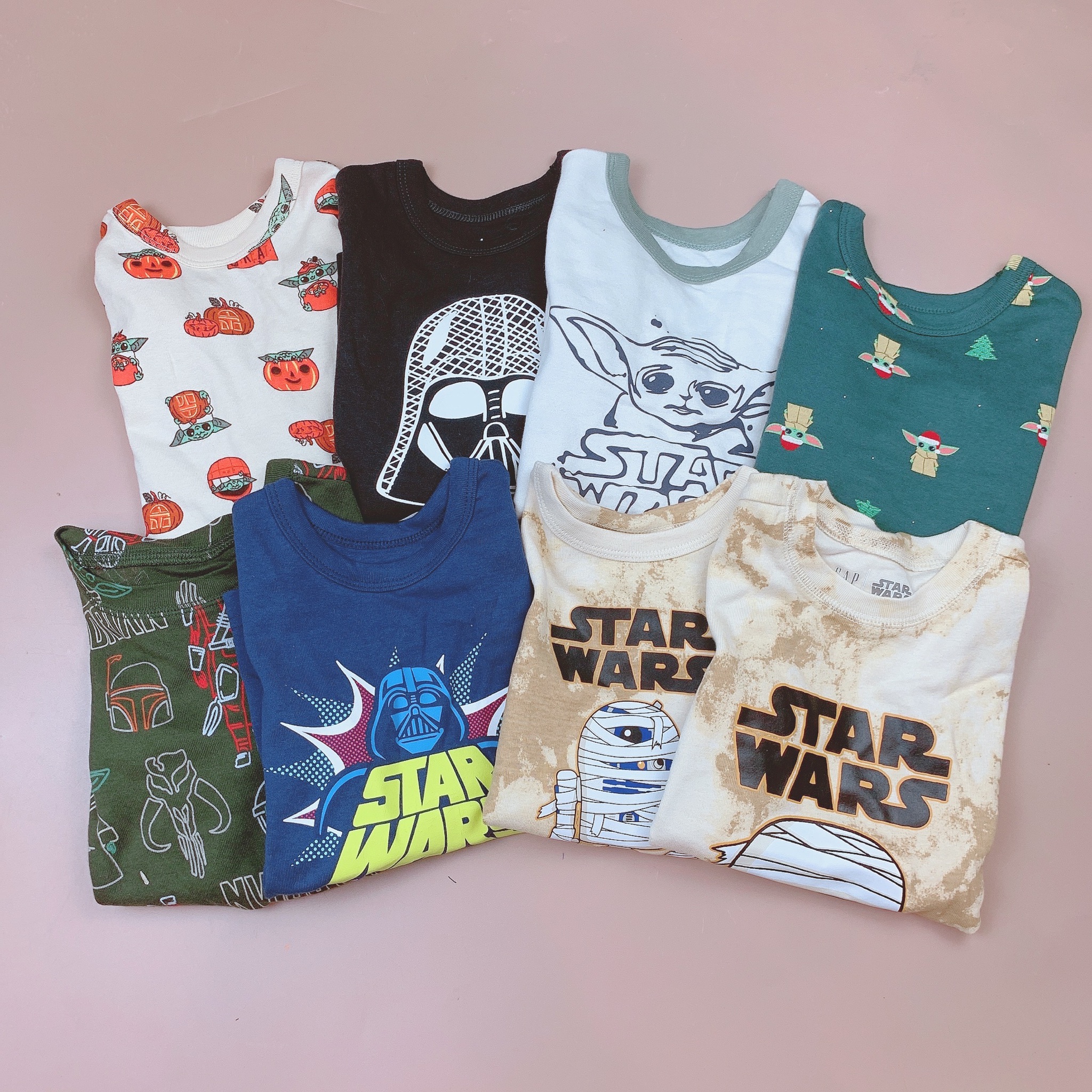 Bộ cotton BabyGap BT - nhiều hình Star Wars size 12m - 8y