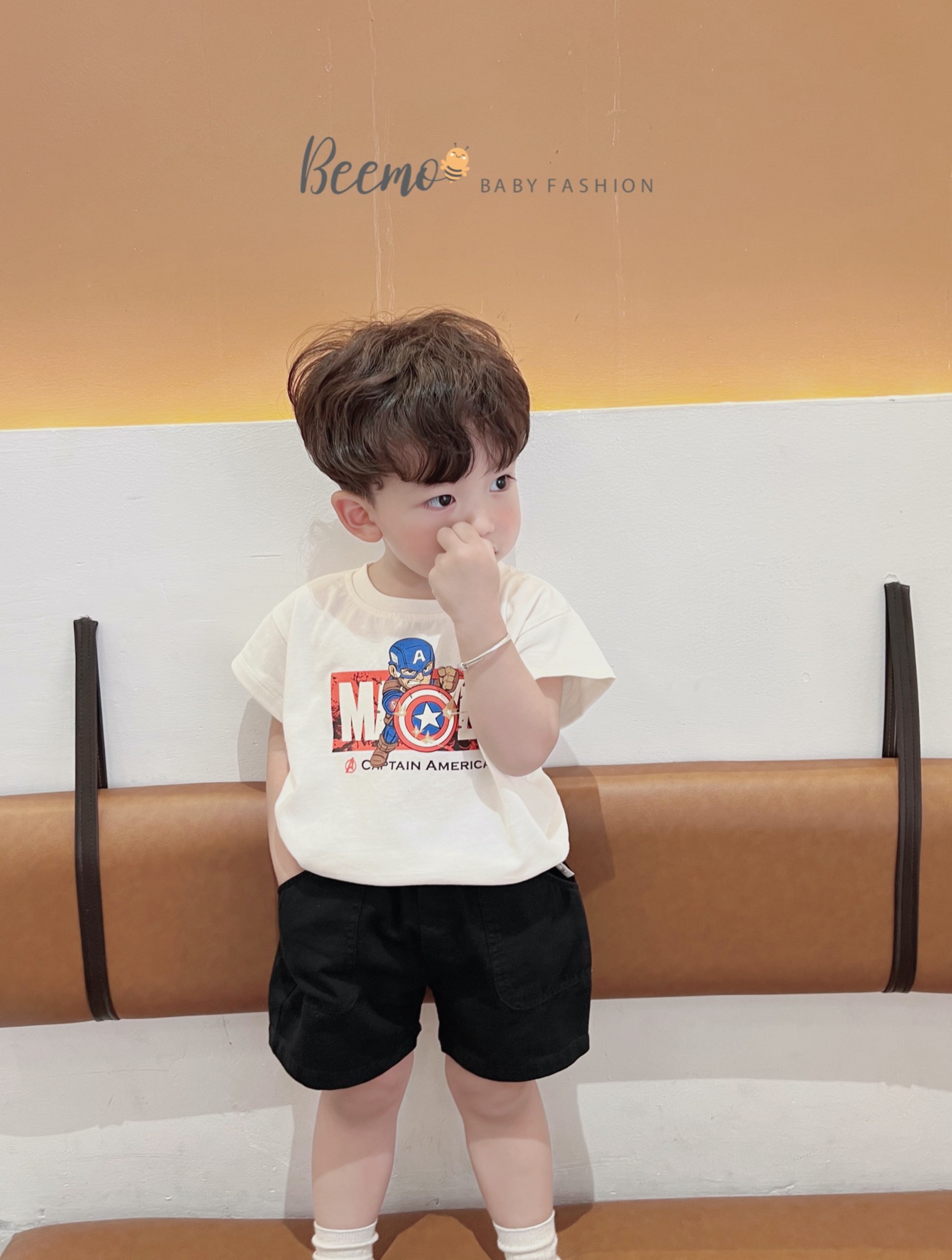 Áo Beemo cotton Captain 3 màu BT