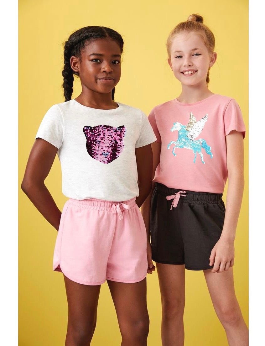 Áo cotton Gapkids kim sa / kim tuyến / thêu nhiều hình BG size 5 - 14y