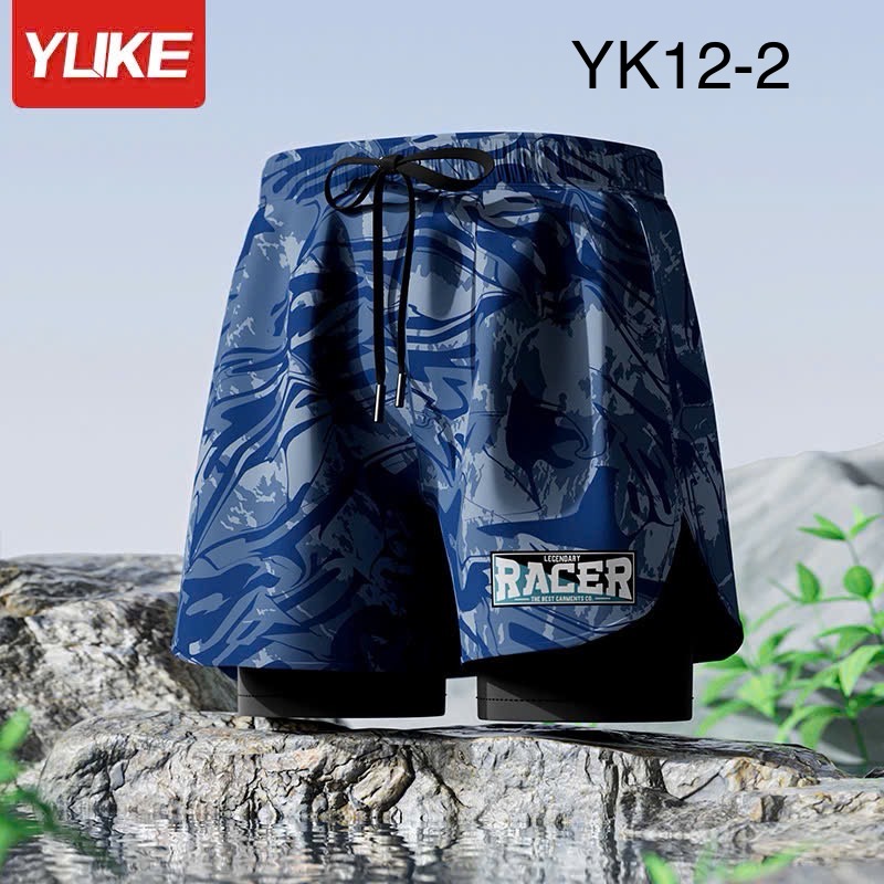 Quần bơi YUKE nhiều màu cho Bố và Bé trai dòng đại size L-3XL (45-90kg)