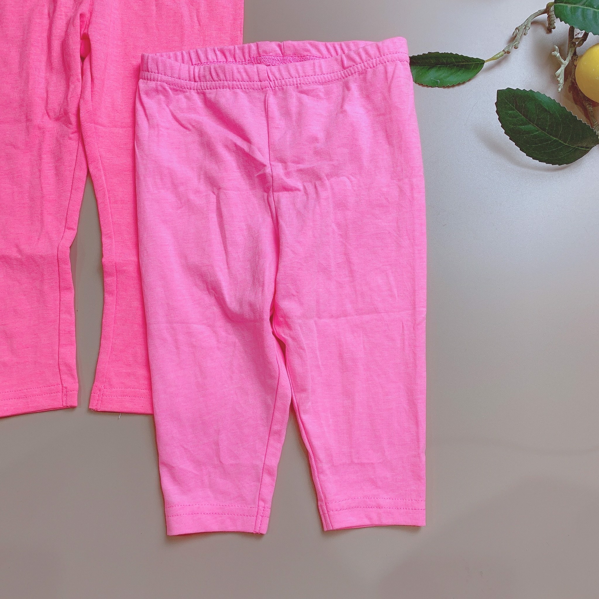 Quần legging lửng carters -Hồng trơn