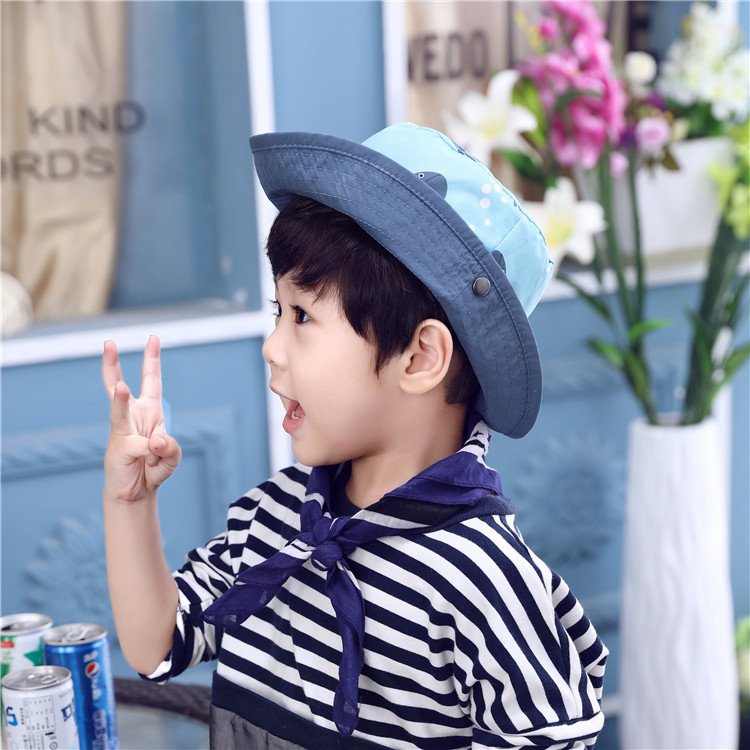 Mũ vải vành Miller BT - xanh bạch tuộc