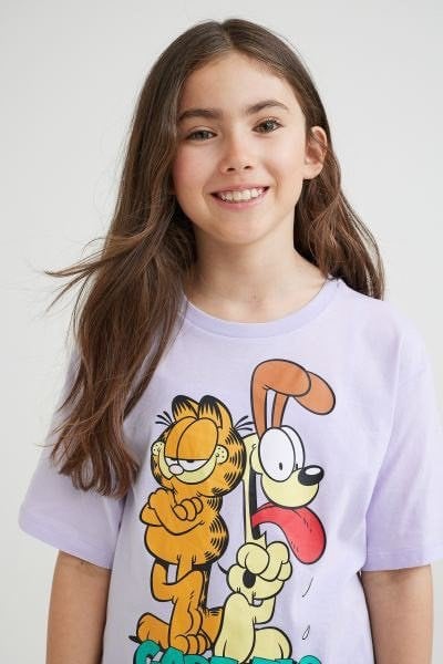 Áo cotton HM bé gái dòng đại size 8-14y (Bảng màu 2)