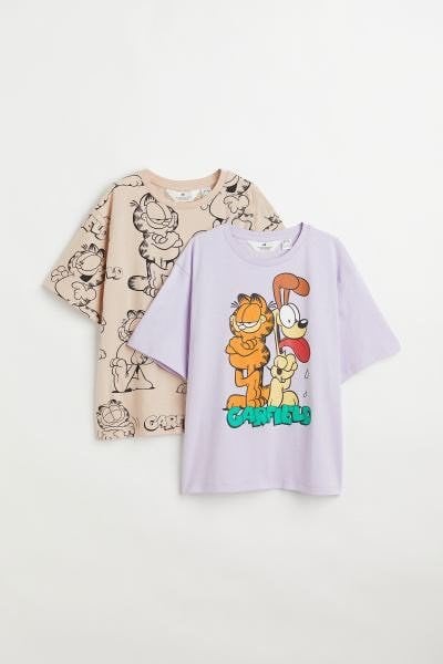 Áo cotton HM bé gái dòng đại size 8-14y (Bảng màu 2)