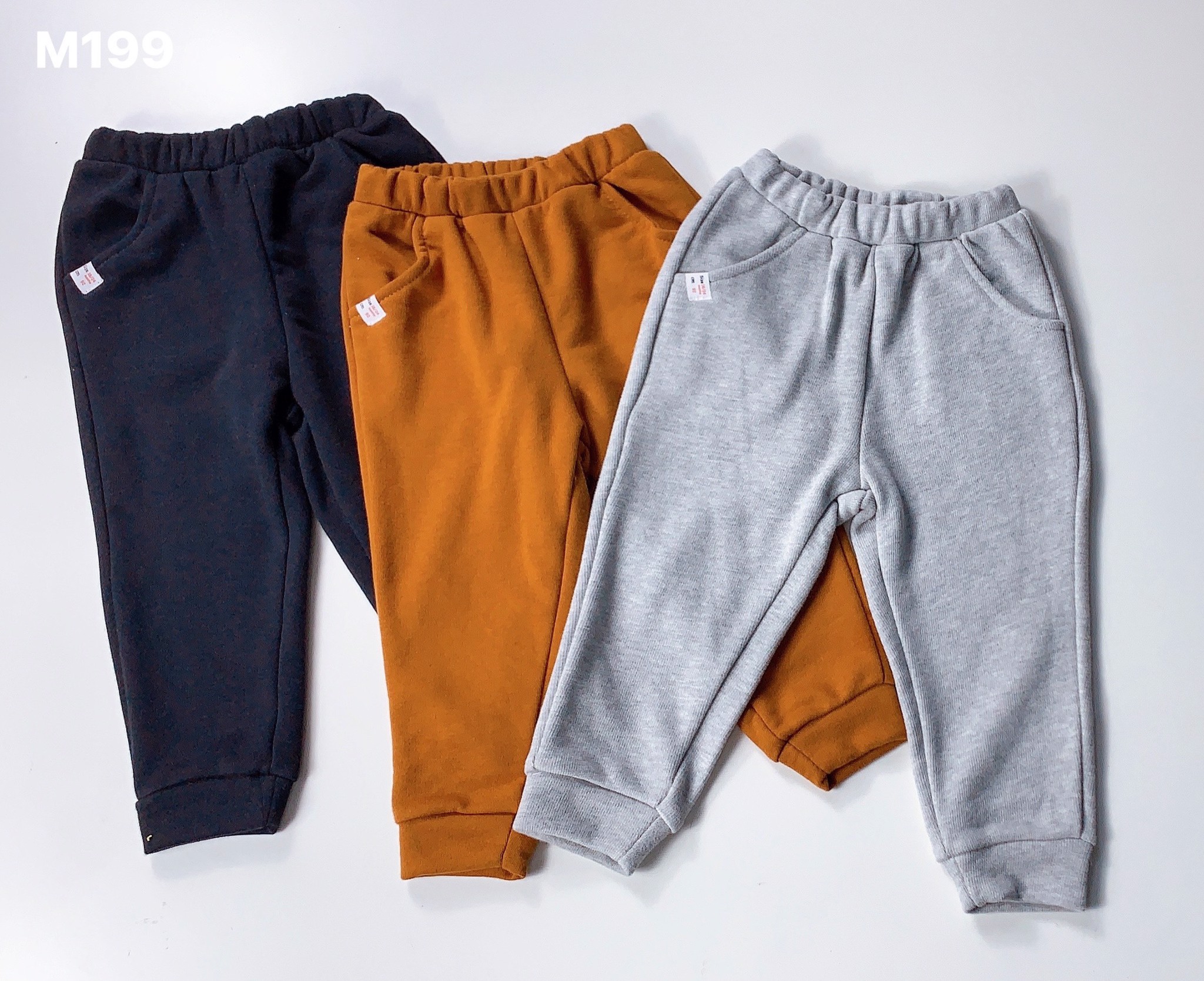 Quần nỉ da cá Mia kids trơn nhiều màu BG
