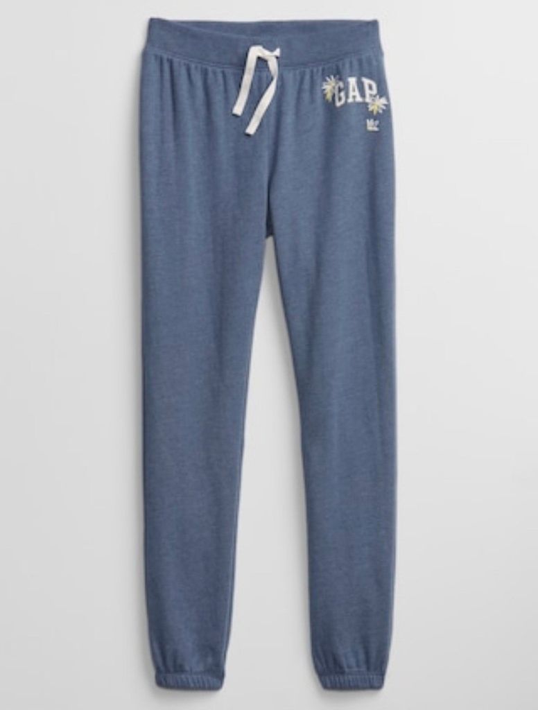 Quần jogger da cá GapKids - màu xanh coban đậm