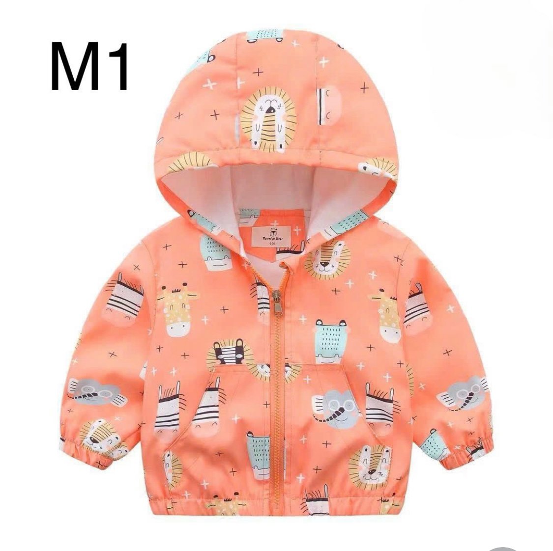 2024 - Áo gió lót cotton Ravedye Bear nhiều hình Bé Trai size 100 - 140
