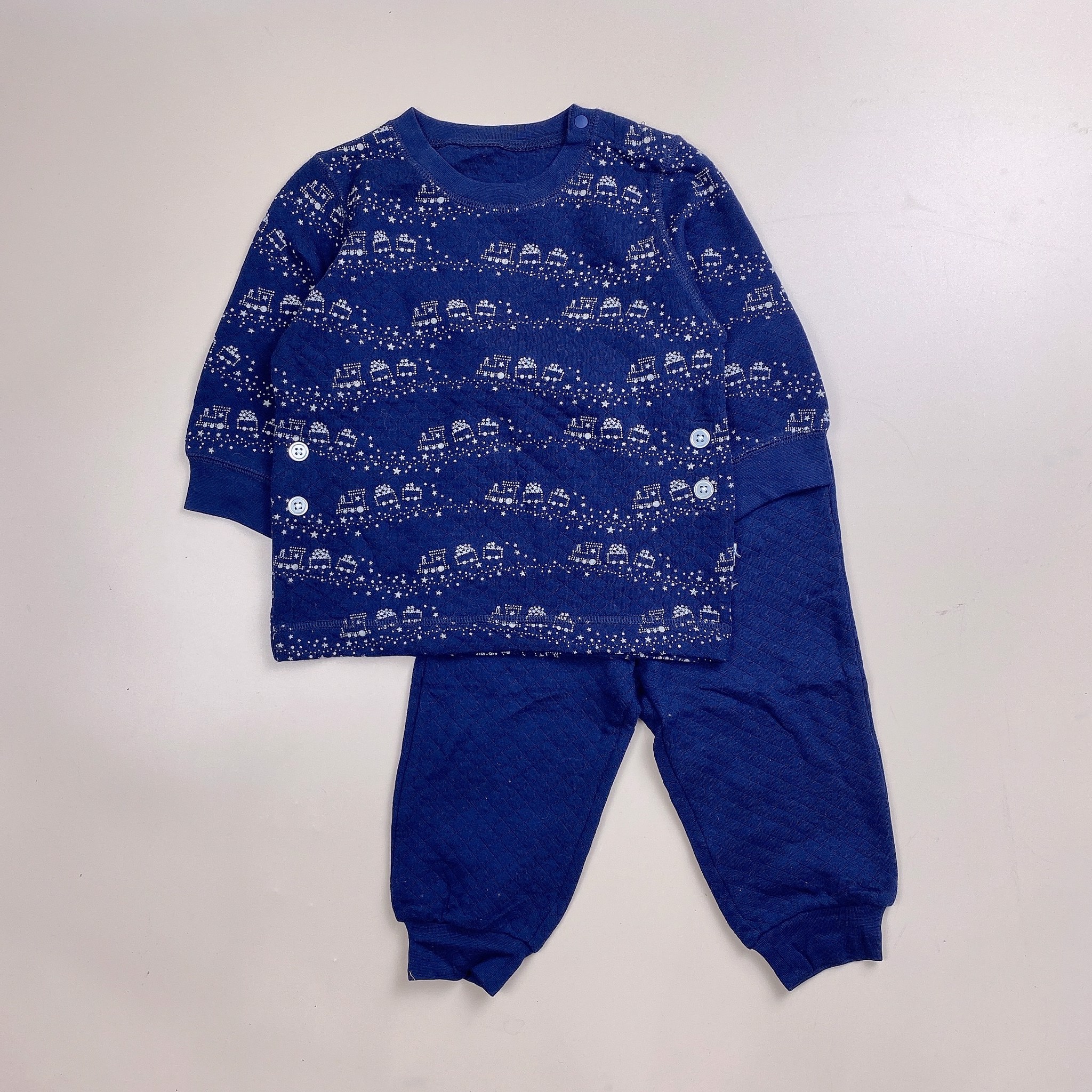 Bộ nỉ trần bông Uniqlo nhiều hình Bé trai size 80 - 120