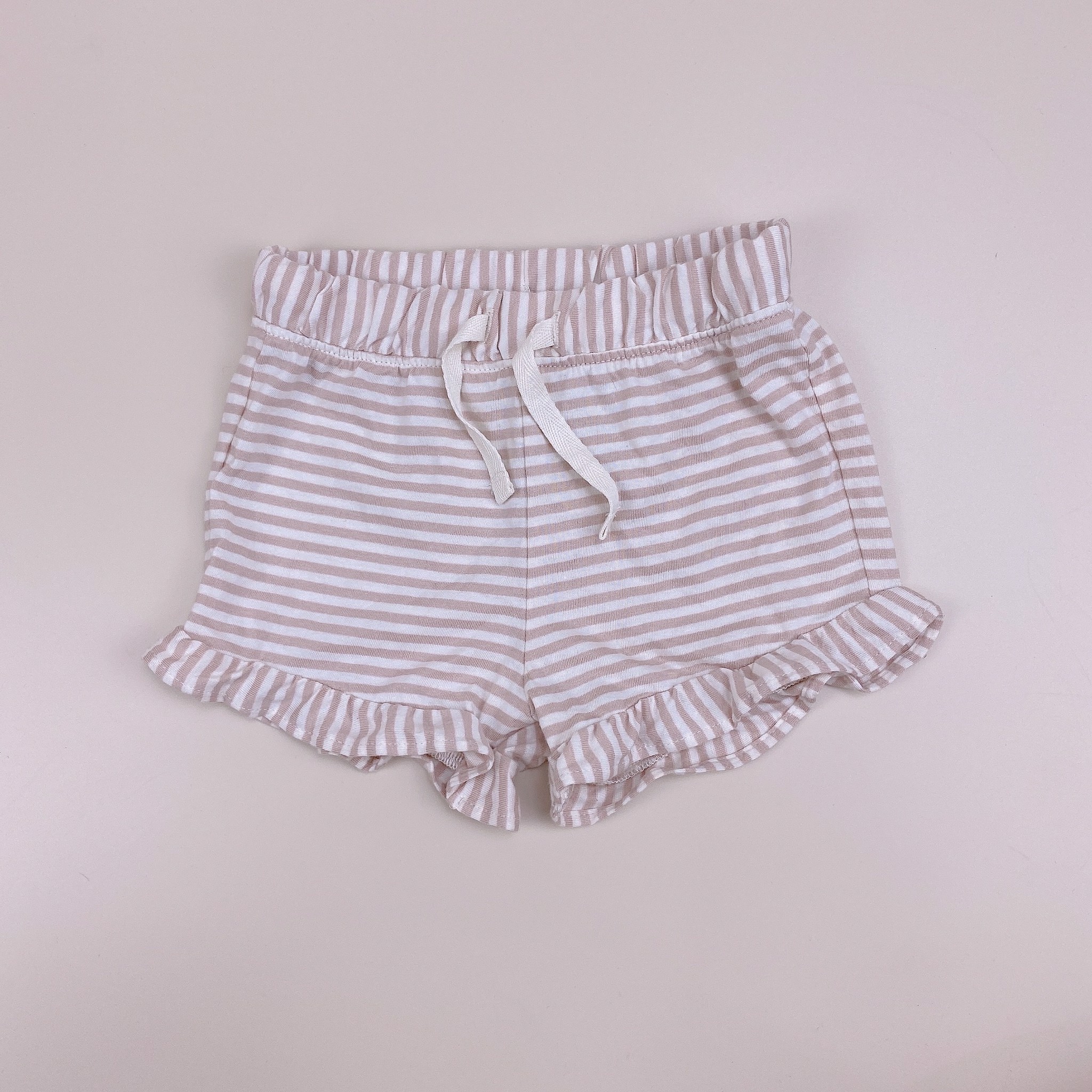 Quần short cotton HM trơn màu / kẻ 6m - 4y BG