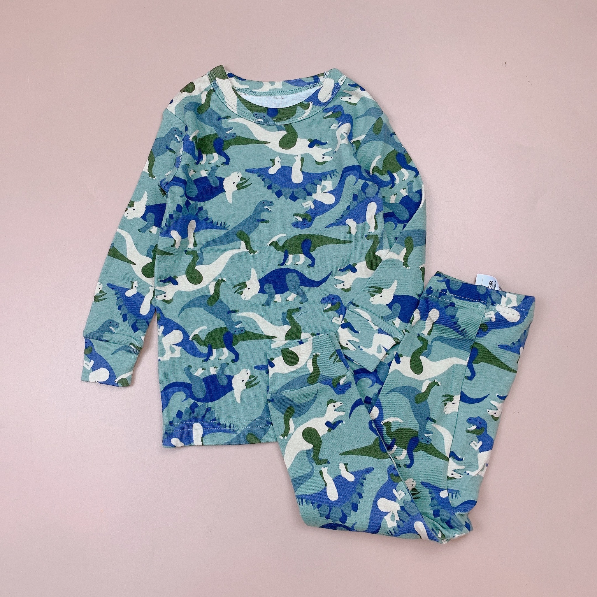 Bộ cotton BabyGap BT - nhiều hình khủng long size 12m - 5y