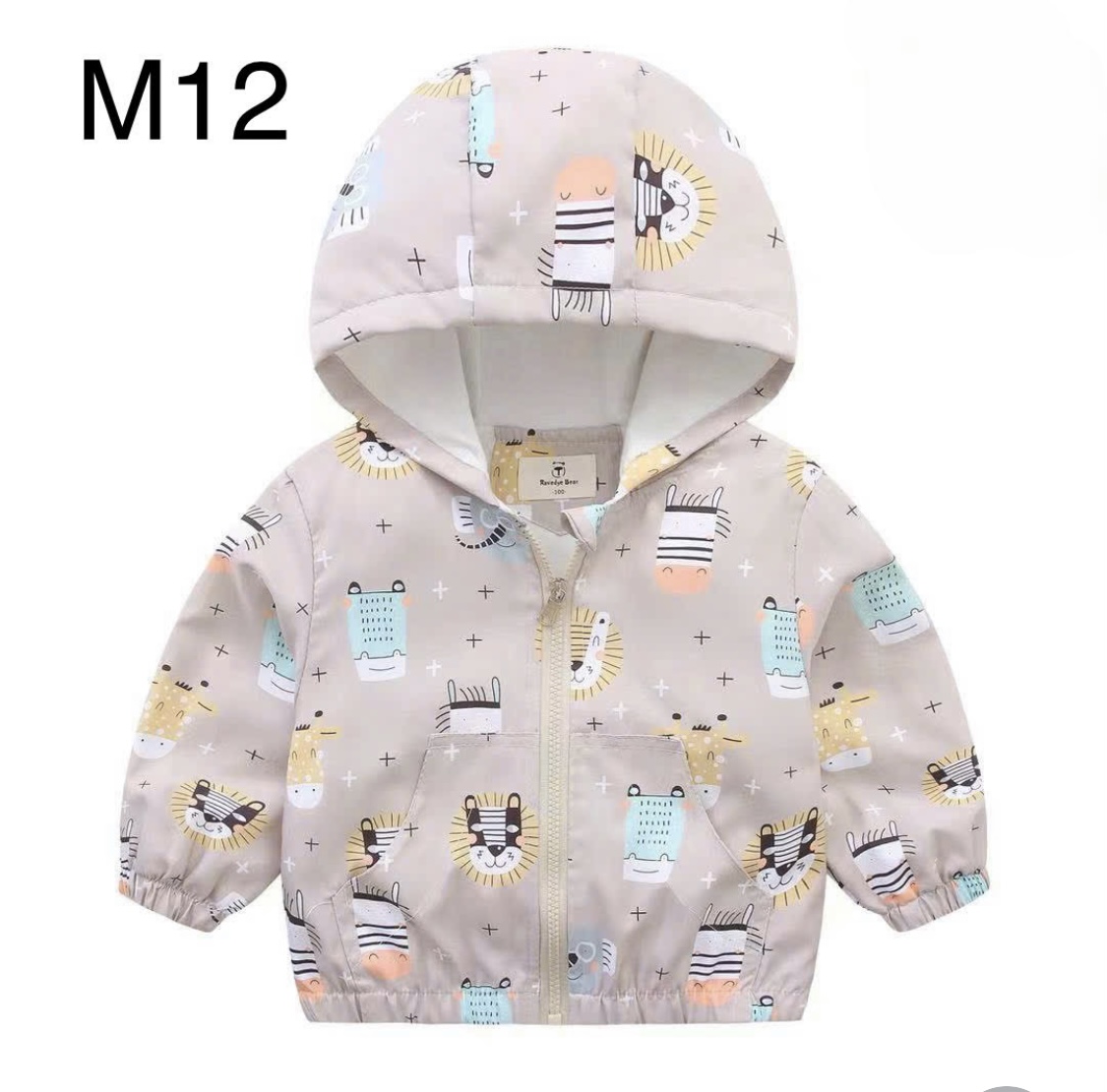 2024 - Áo gió lót cotton Ravedye Bear nhiều hình Bé Trai size 100 - 140