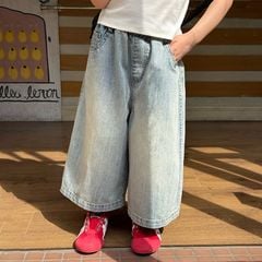 250053 - Quần jean mềm AMBB ống suông bé gái size 90-170