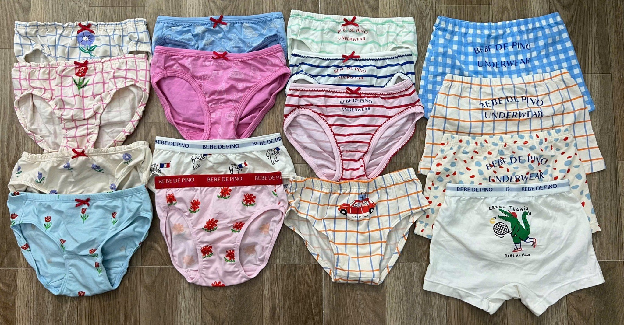 Quần lót Bebe De Pino xuất Hàn cho bé trai bé gái (bán mix ngẫu nhiên)