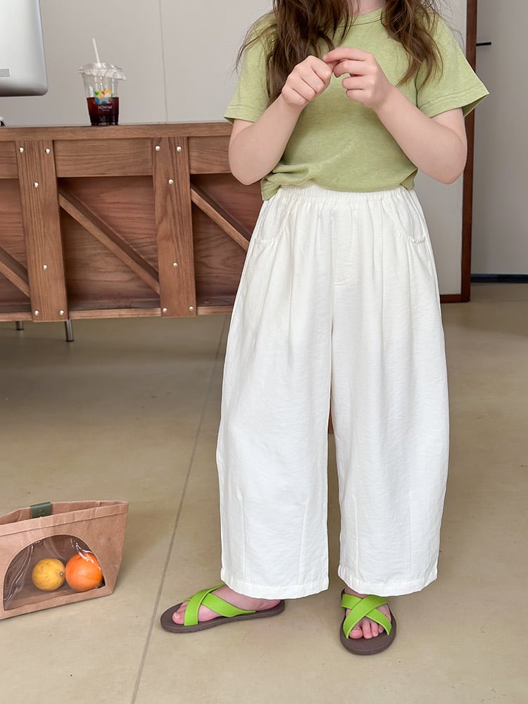 250154 - Quần vải AMBB dáng baggy rộng nhiều màu cho bé gái size 90-170