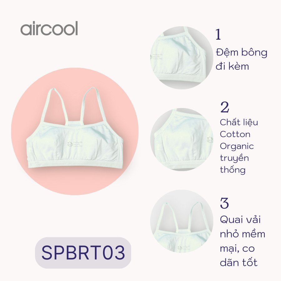 Áo bra Aircool cho Bé Gái size M / L / XL ( 8 - 15y )