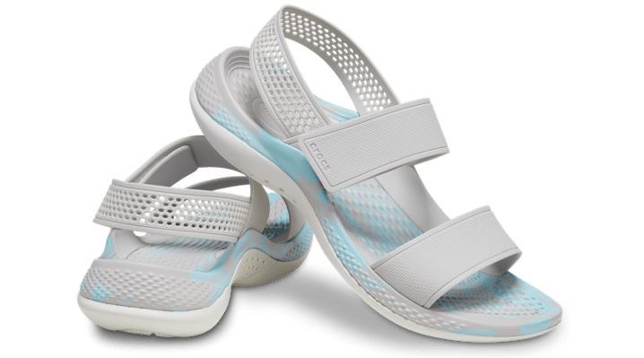 Sandal Crocs quai ngang nhiều màu cho mẹ size 34 - 40