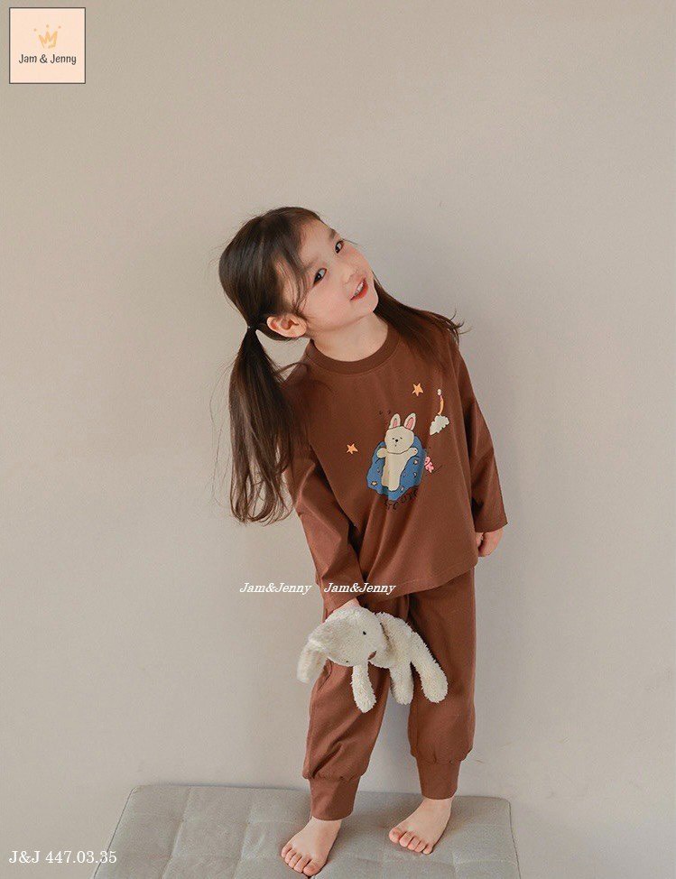 Bộ cotton mỏng Jam&Jenny 4 màu size 2 - 12y