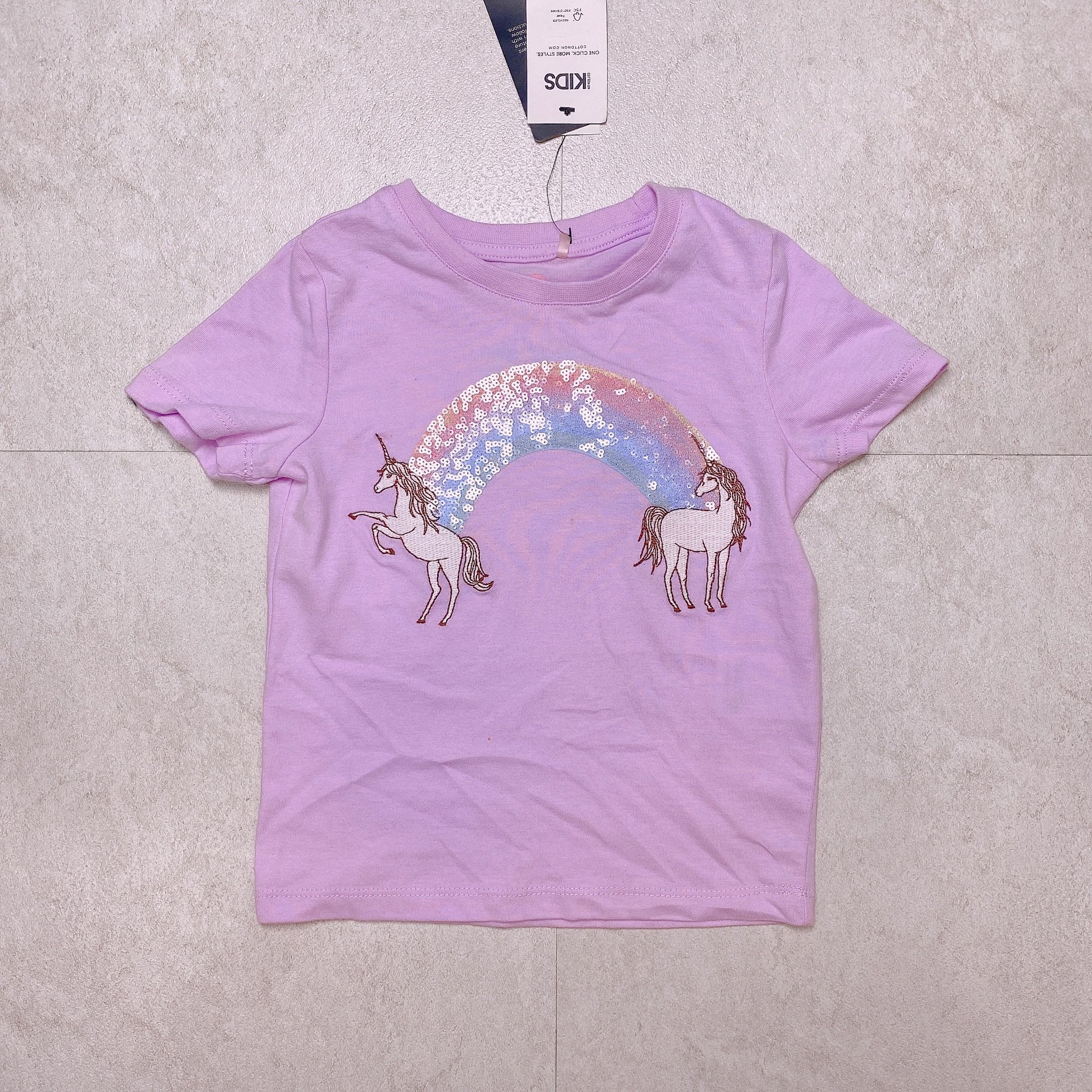 BM1 - Áo cotton on đính kim sa dư xịn nhiều mẫu cho bé gái size 2 - 10y