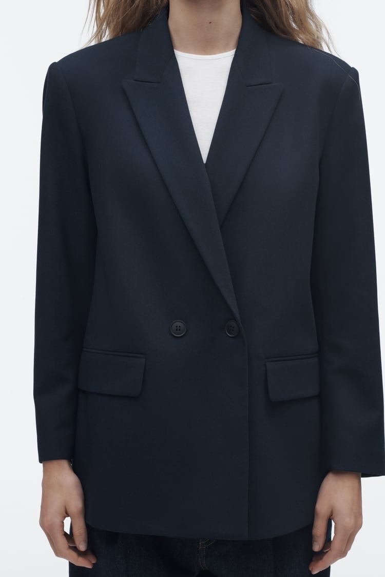 Áo khoác Blazer Zara cho Mẹ 2 màu Navy / Rêu size XS / S