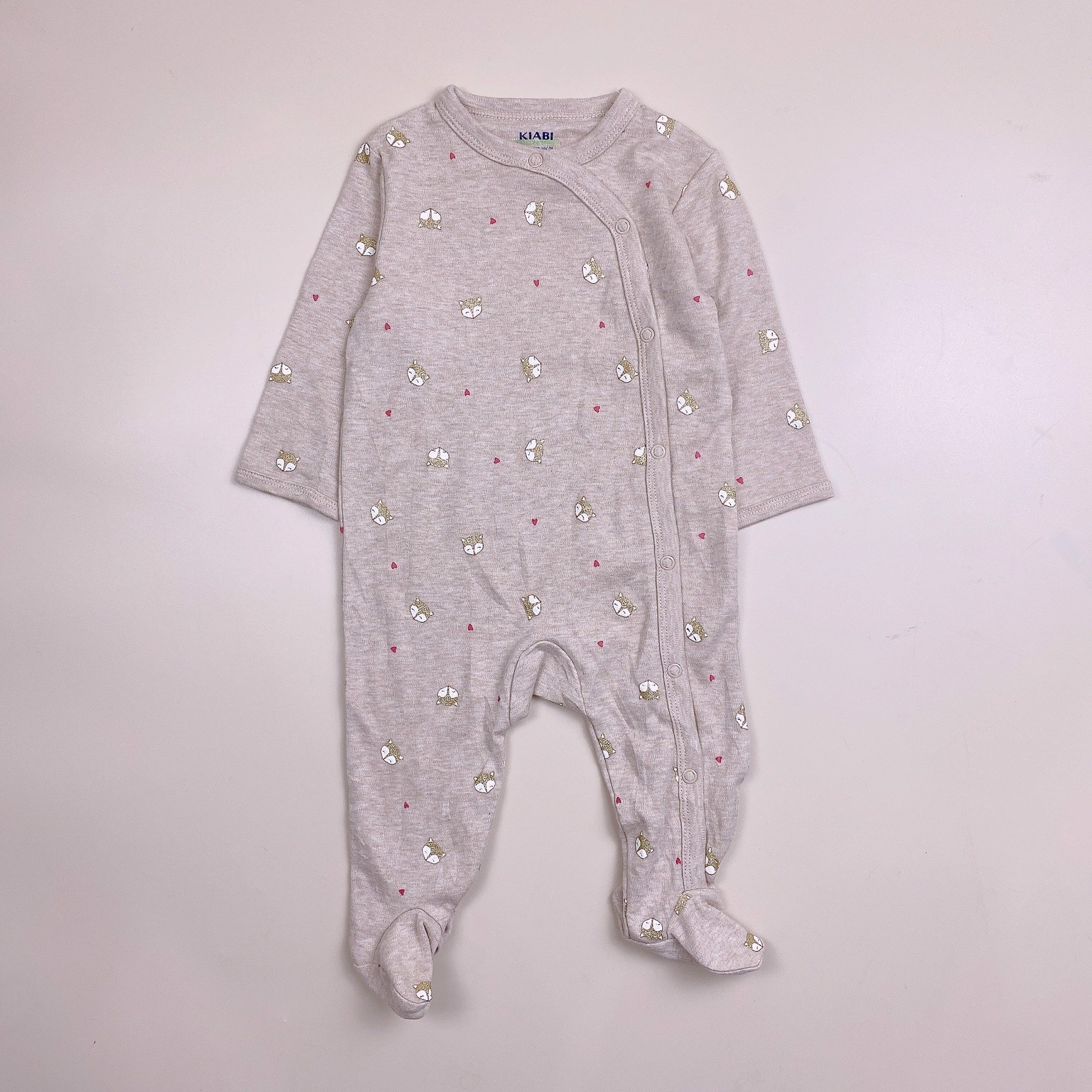 Body cotton liền thân Kiabi nhiều mẫu Bé Gái