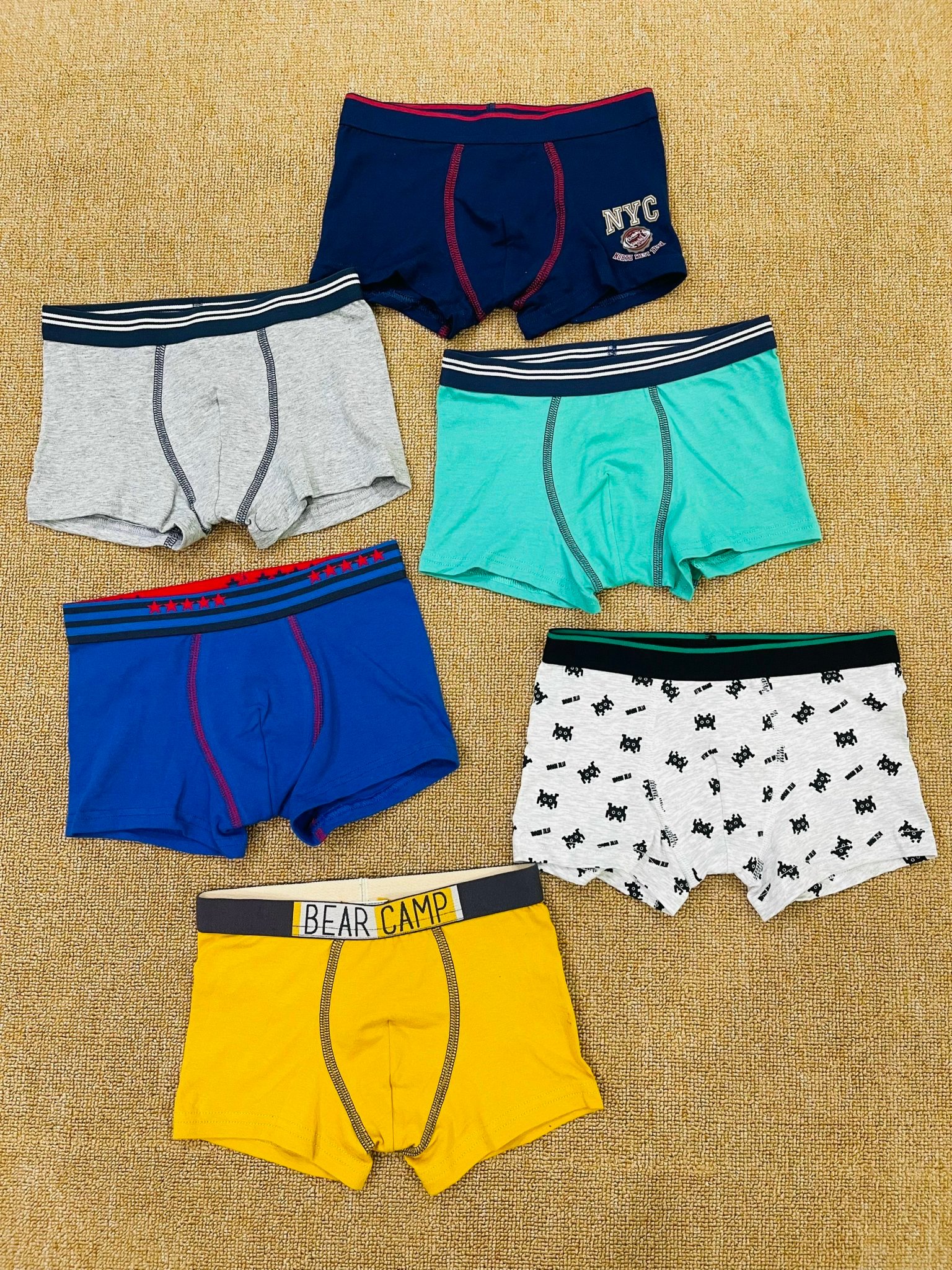 Set 5 quần sịp đùi bé trai Tex size 3-16y (ngẫu nhiên)