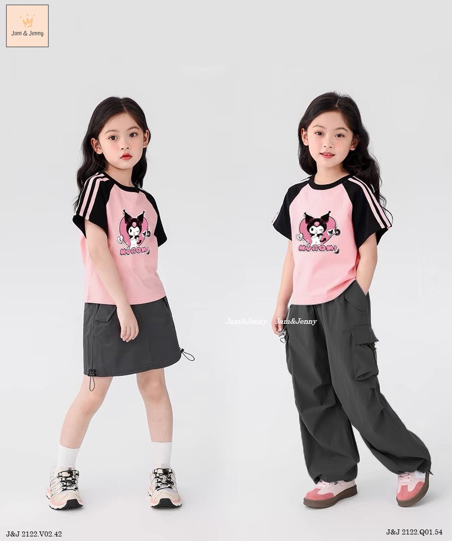 Set bộ Jam & Jenny Kuromi phiên bản quần túi hộp/chân váy BG size 2-12y