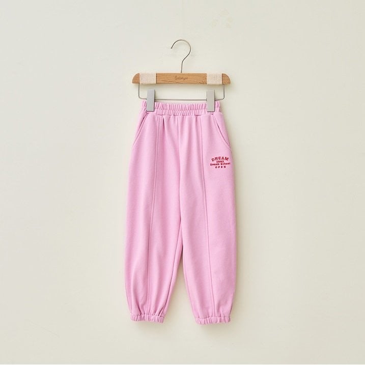 Quần nỉ da cá Bebezoo thêu chữ Dream 4 màu cho bé size 100-150