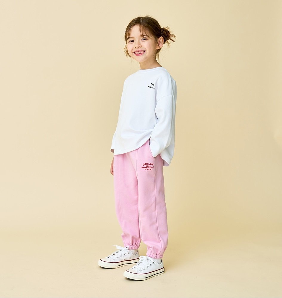 Quần nỉ da cá Bebezoo thêu chữ Dream 4 màu cho bé size 100-150