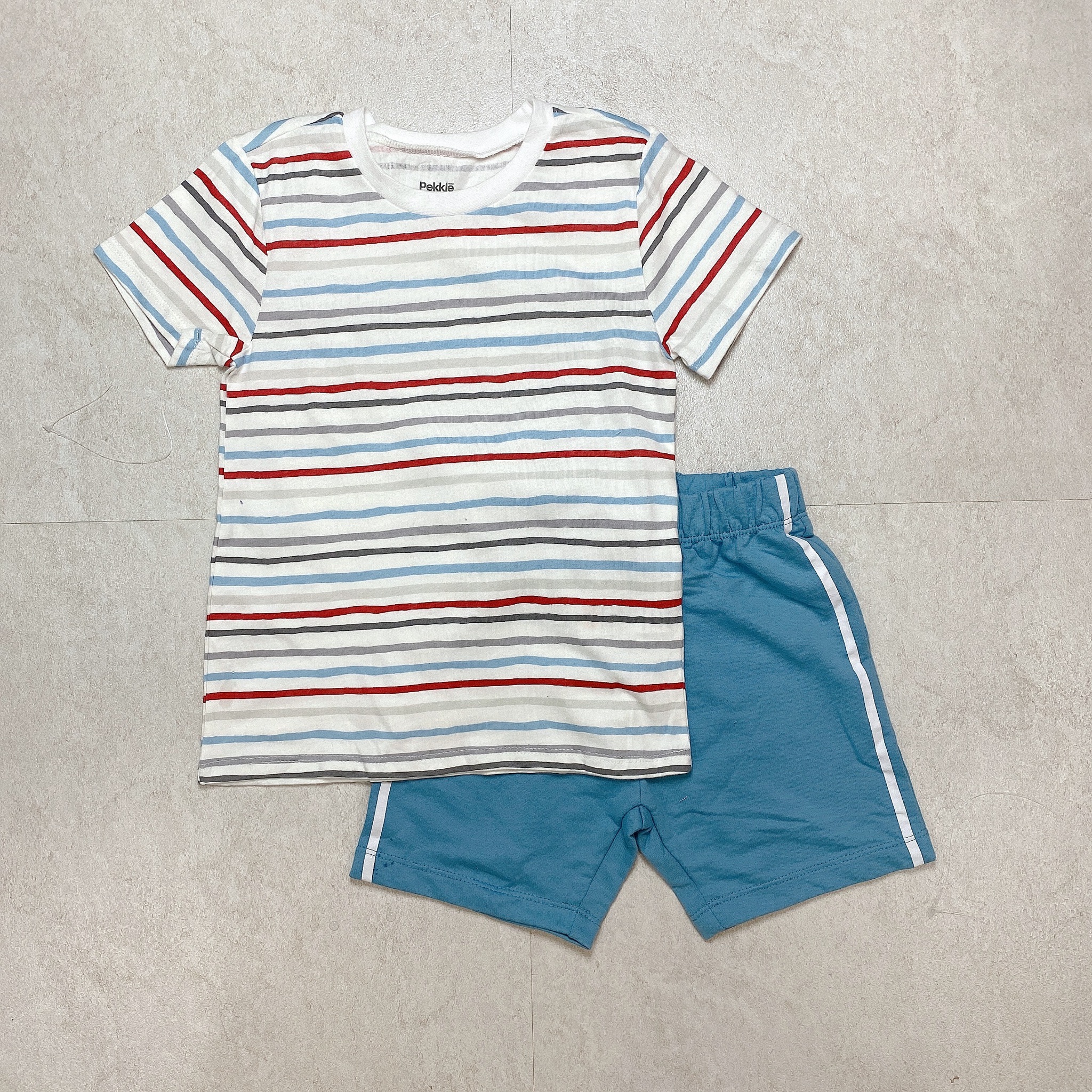 Bộ cotton Pekkle nhiều mẫu Bé Trai size 12m - 5y
