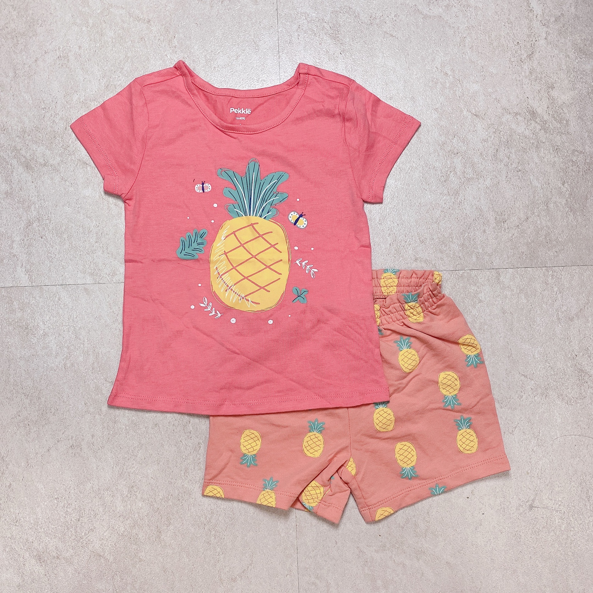 Bộ cotton Pekkle nhiều mẫu Bé Gái size 3y / 4y / 5y