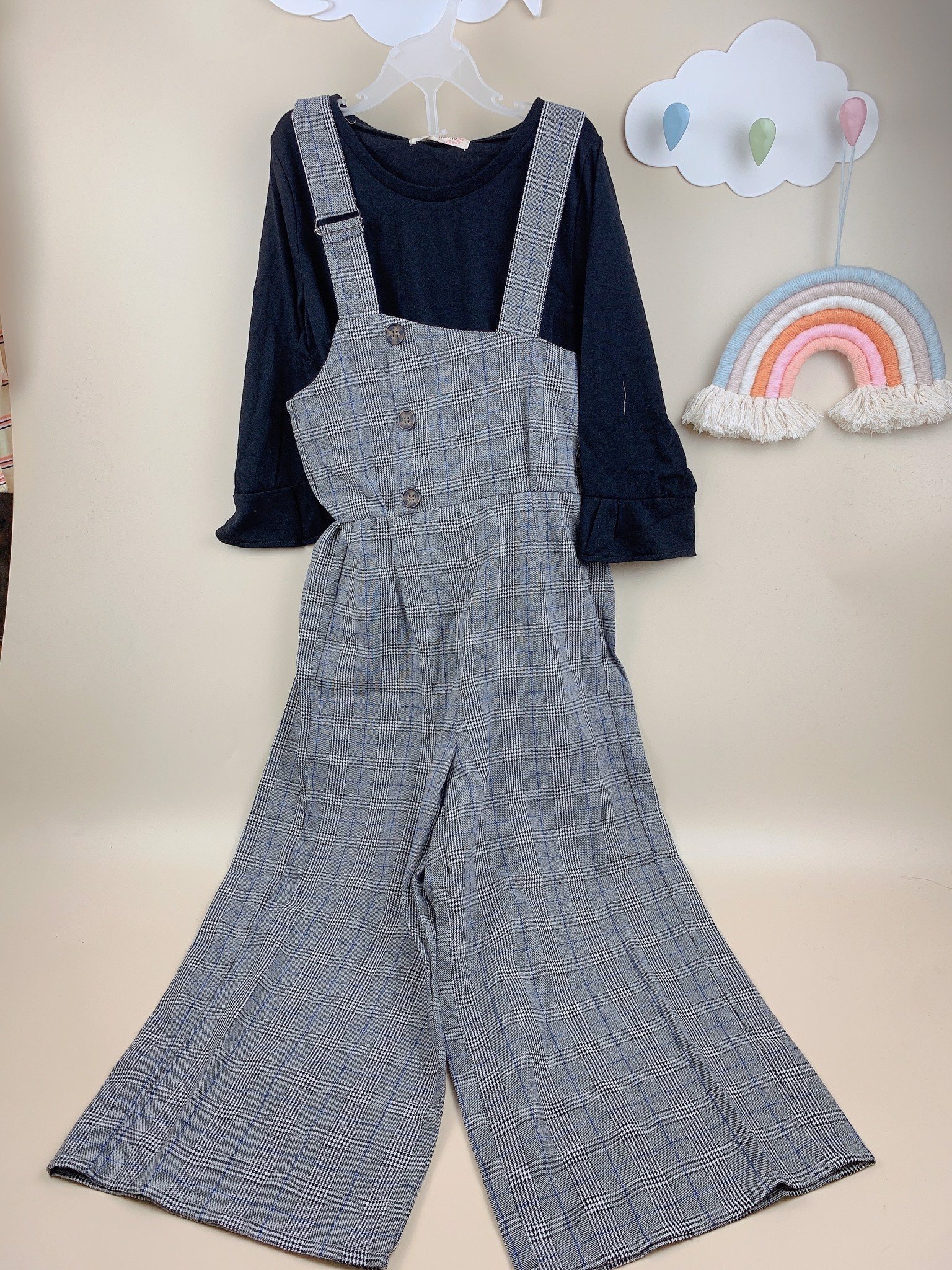 Set Jumpsuit Airly Momo xuất Nhật quần ống xuông kèm áo nhiều màu BG