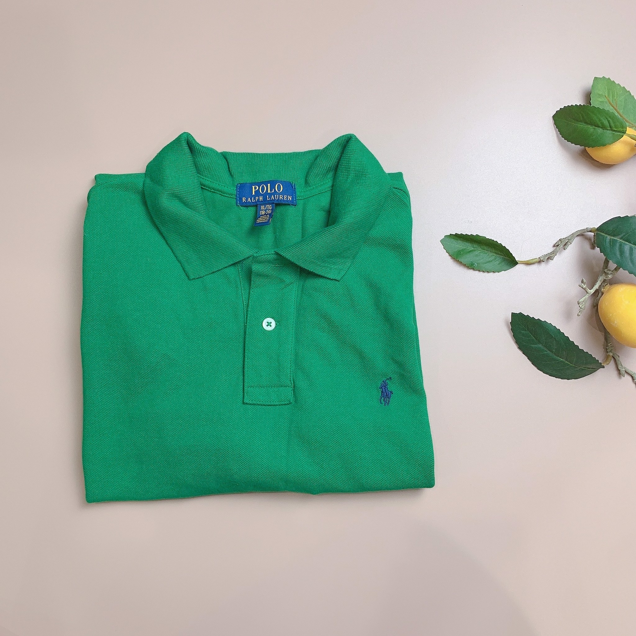 Áo polo Ralph Lauren - màu xanh lá đậm SHIN Baby Closet
