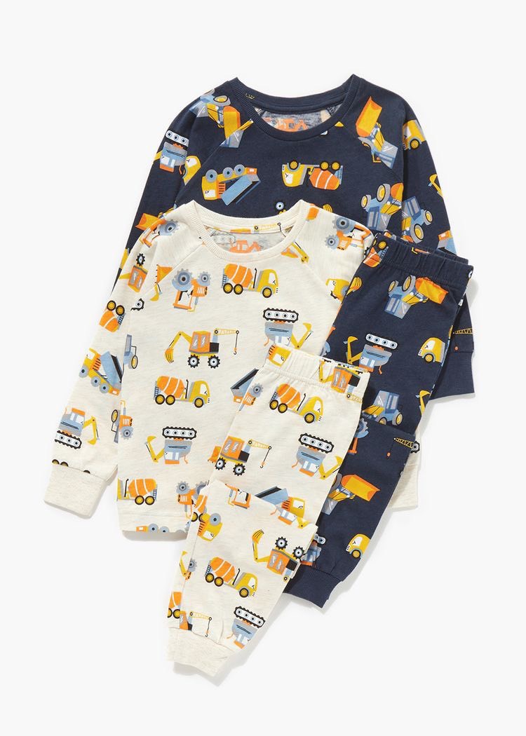 Bộ cotton Matalan nhiều hình ô tô / tên lửa BT size 9m - 5y