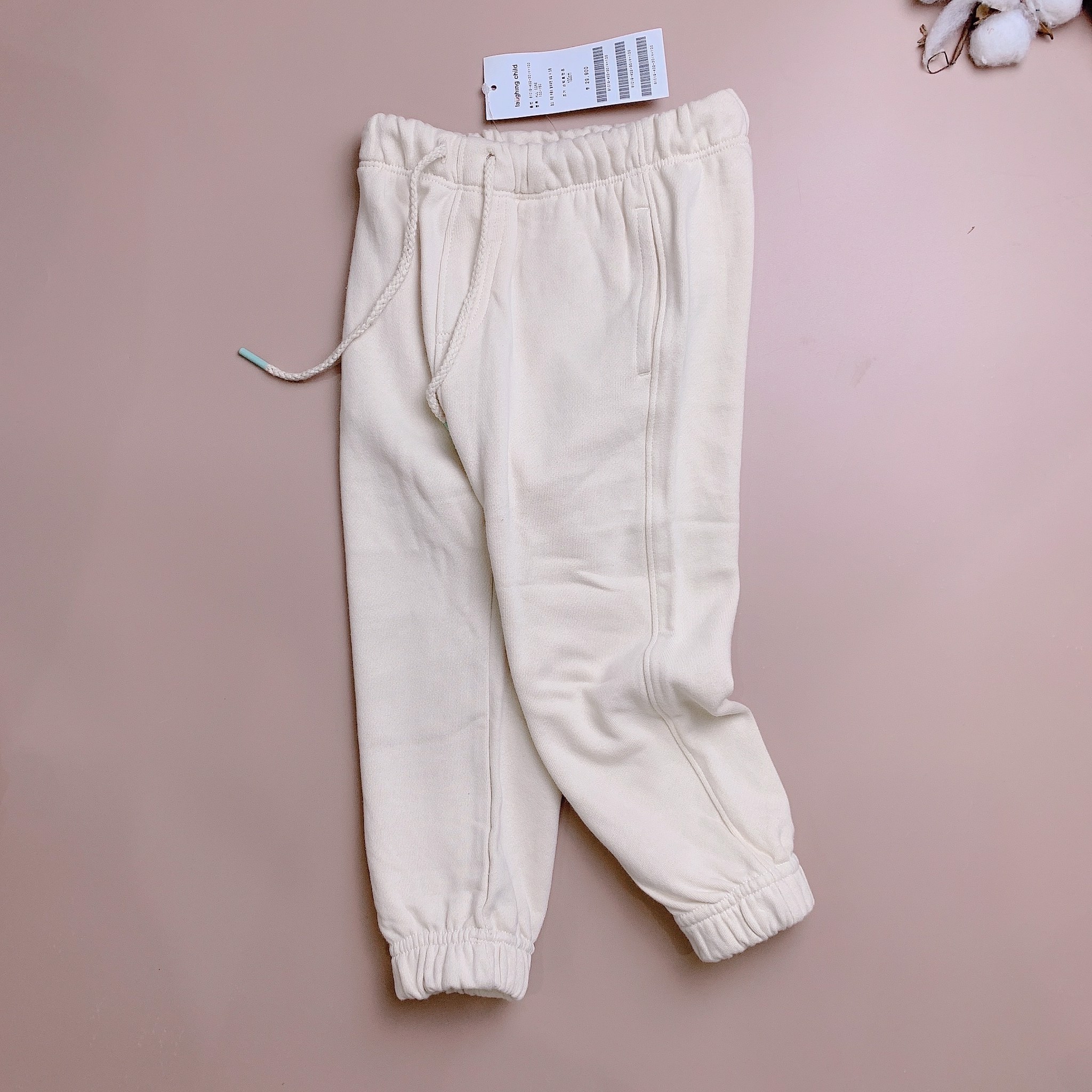 Quần nỉ da cá Laughing Child trơn nhiều màu BTBG