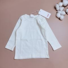 Áo thun tăm Seed - trắng trơn