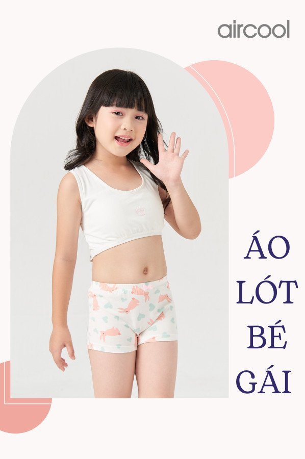 Áo bra Aircool cho Bé Gái size M / L / XL ( 8 - 15y )