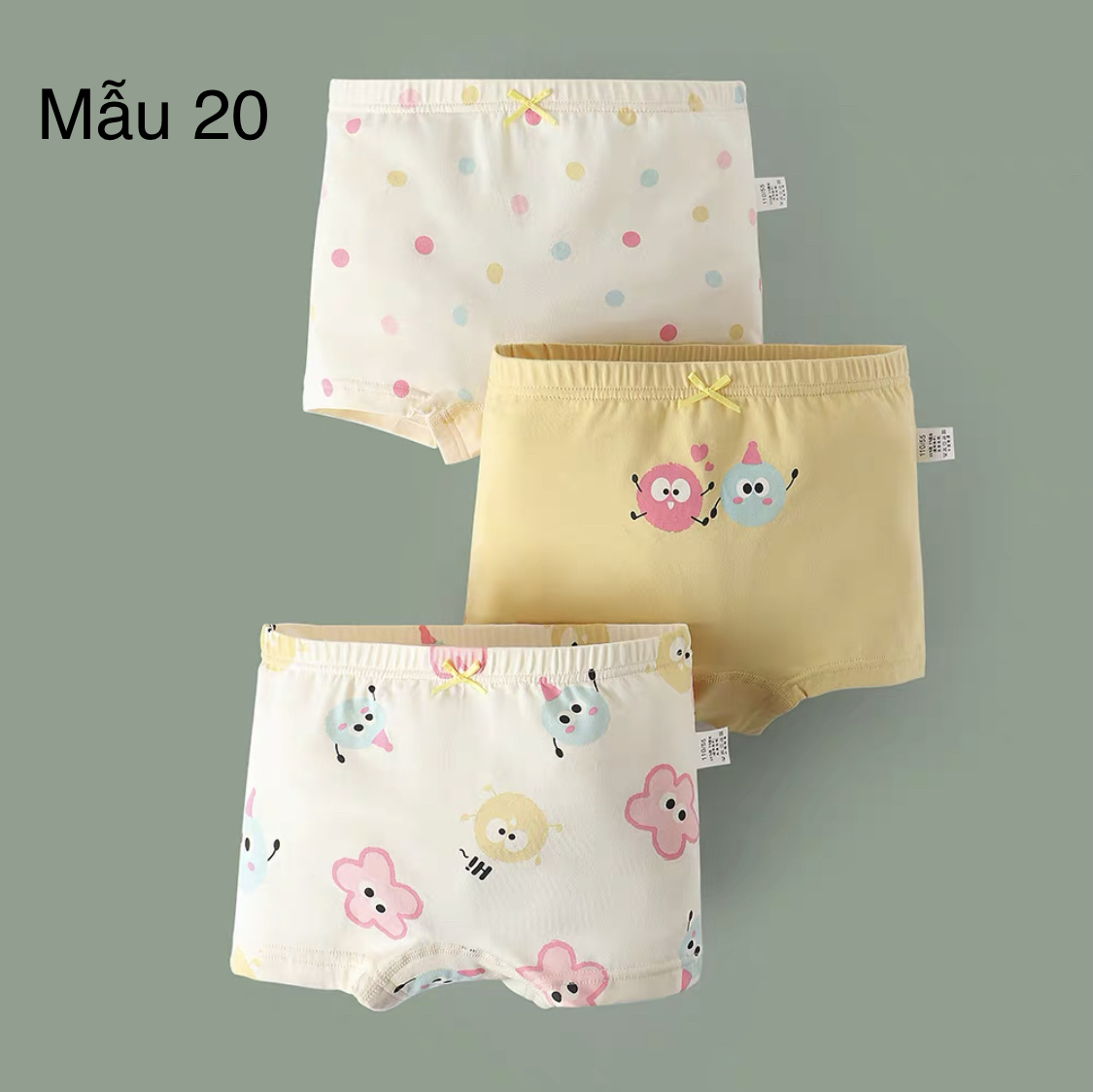 Set 3 chip đùi nhiều mẫu BG size 100 - 160