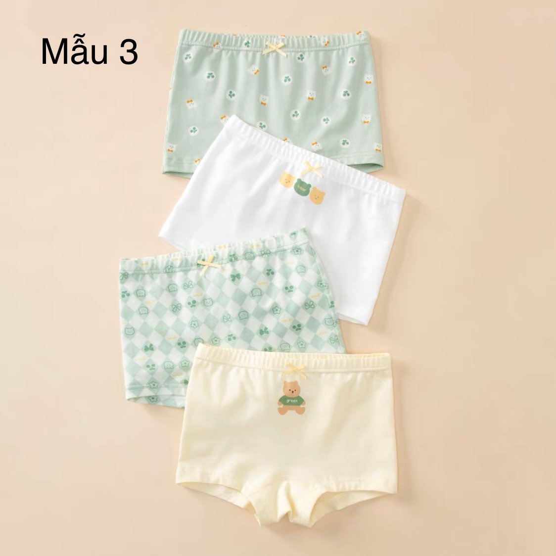 Set 4 chip đùi Bé Gái nhiều mẫu size 100 - 160