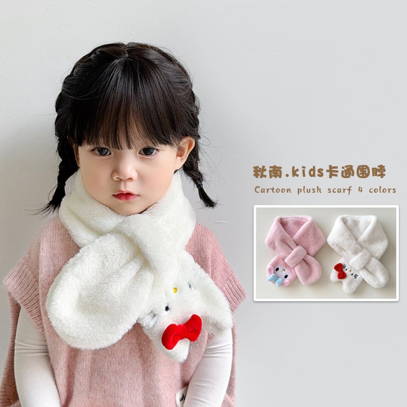Khăn lông quàng chéo Kuromi / Melody / Kitty / Cinamonrol Bé gái